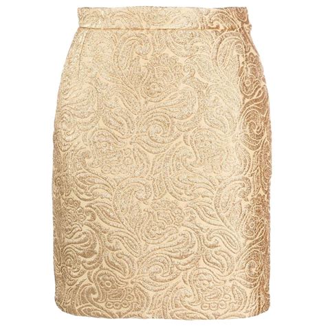 ysl gold skirt|YSL saint laurent dress.